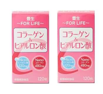 Amazon | 豊生 コラーゲン＆ヒアルロン酸 120粒×2個セット